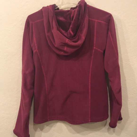 OUTDOOR RESEARCH fleece hoodie fuchsia zip coat M - Picture 3 of 8
